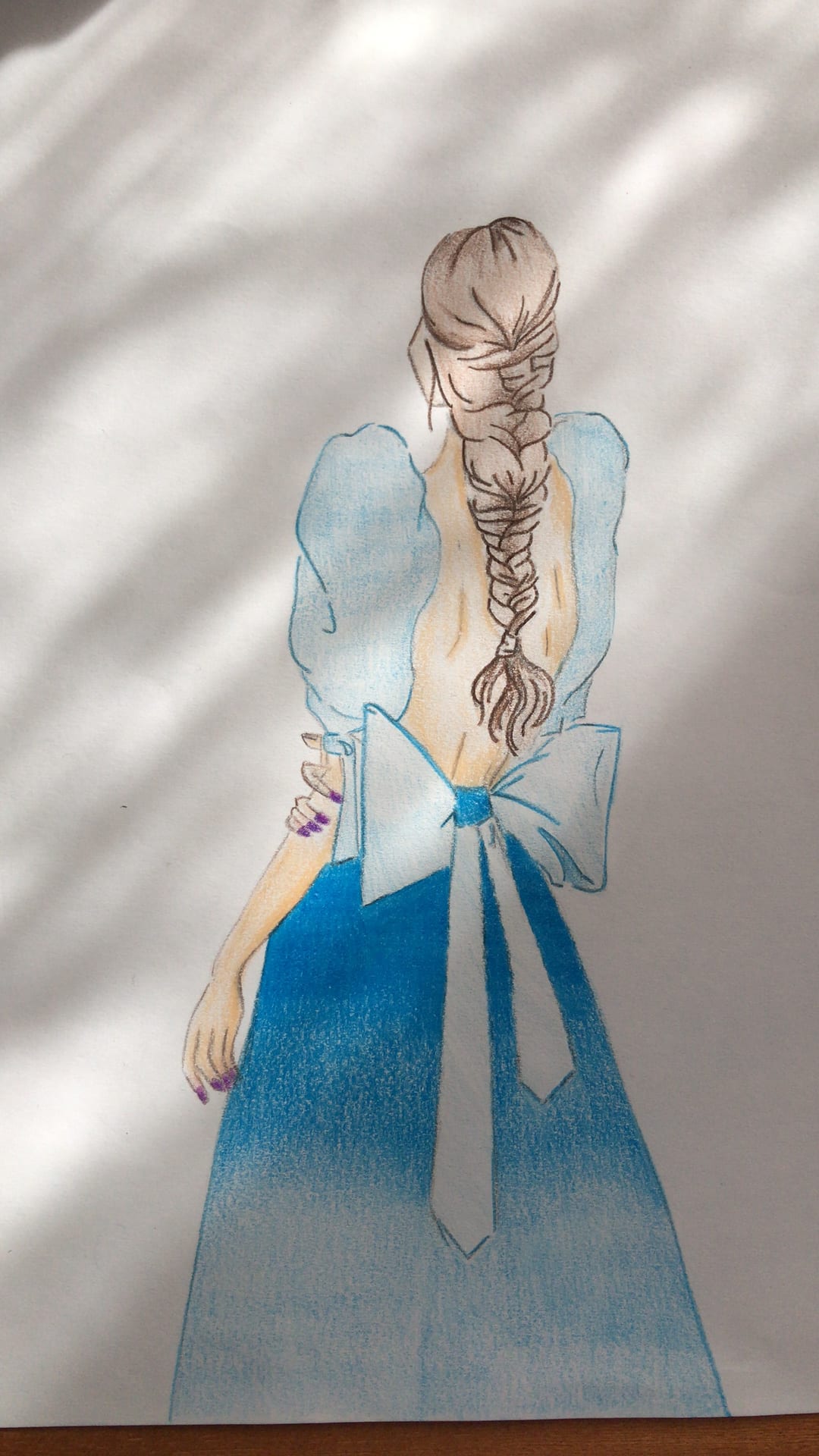 principessa di schiena